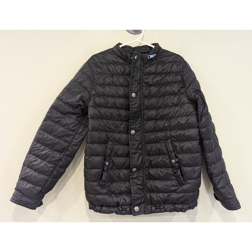 Burberry Children Black Quilted Puffy Duck Down Jacket Size 8 - Picture 4 of 15